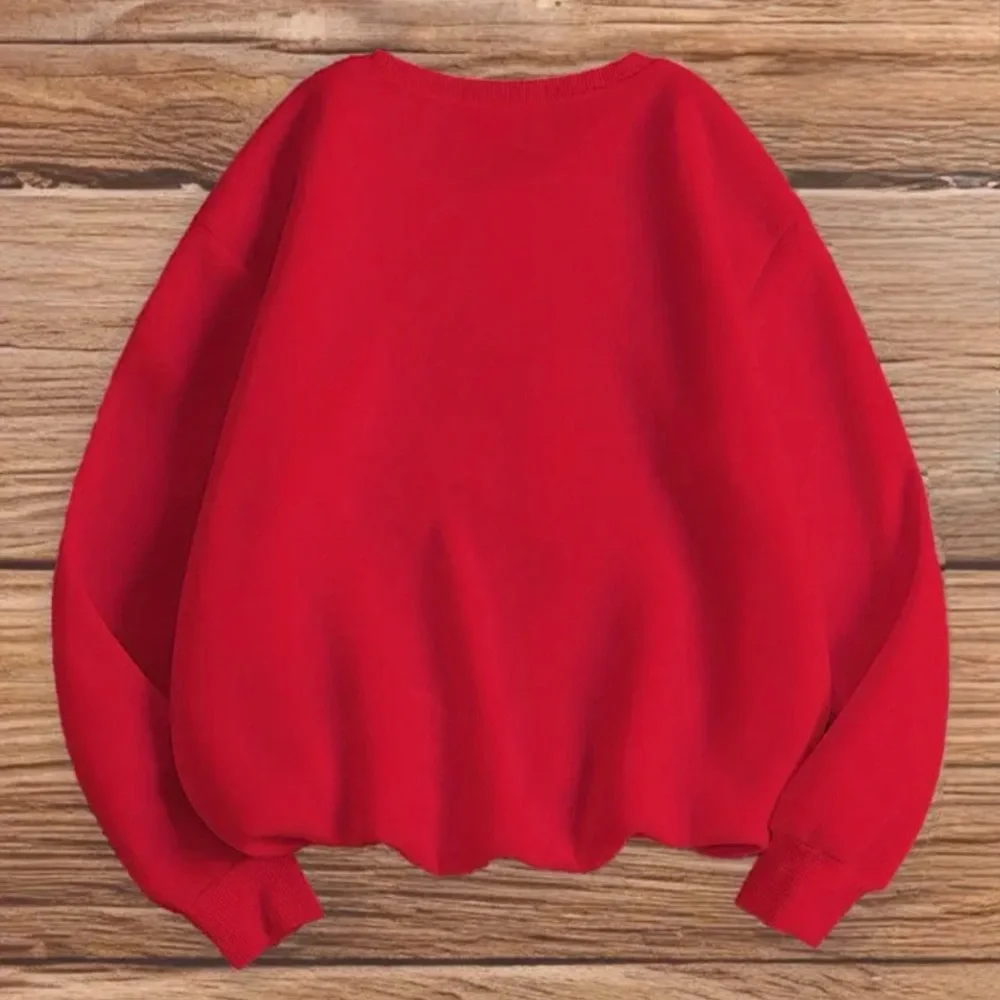 Anchors Away Red Sweatshirt | Navy Anchor Motif | Mint Julep Boutique | XL | NWT - Picture 3 of 10